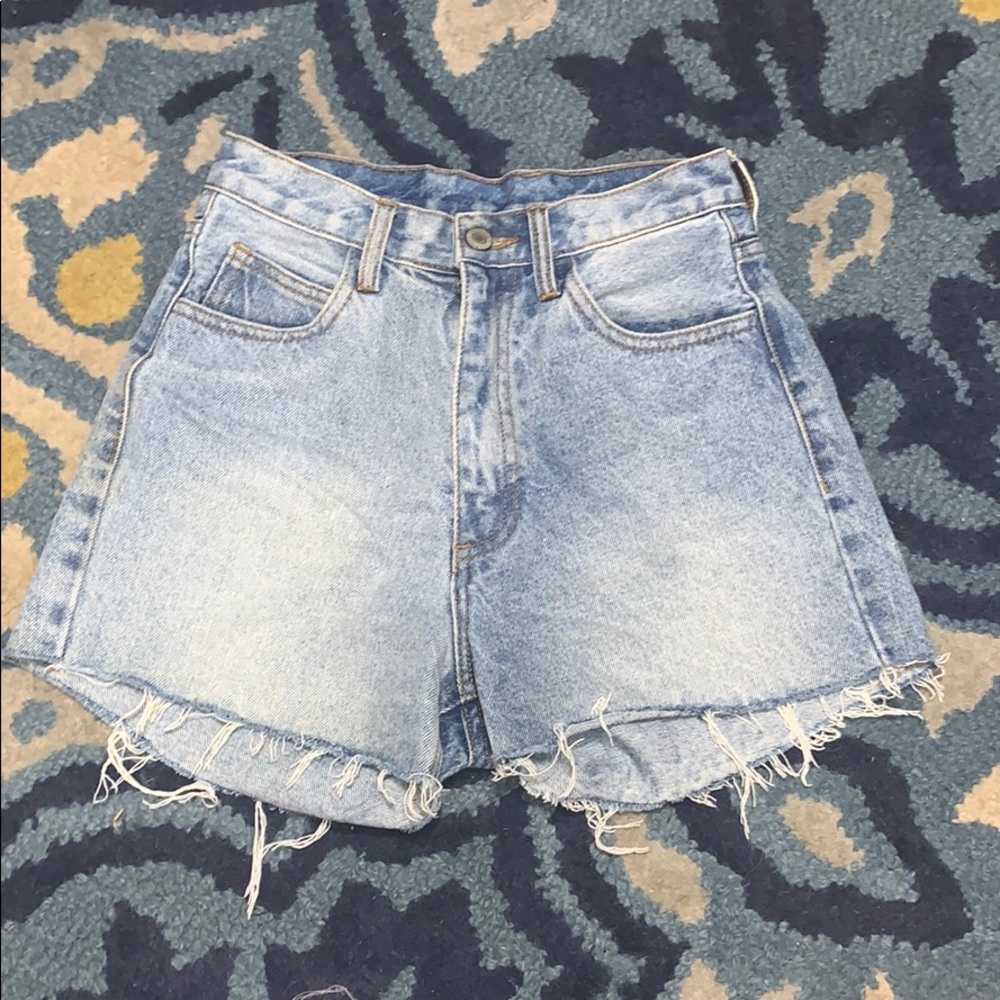 John Galt midi Denim Shorts